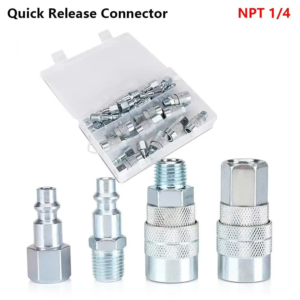 NPT 1/4 Quick Release Pneumatic Fitting Connector – US Type