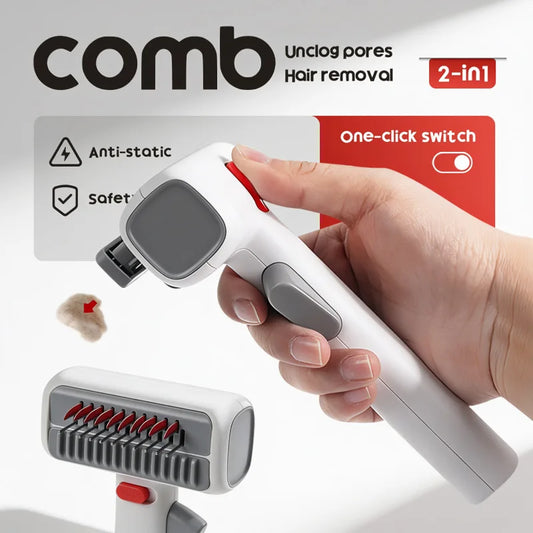 Dual-Function Pet Grooming Comb – Detangling for Cats & Dogs Pet Grooming Comb Peaceful Pleasures Health and Wellness
