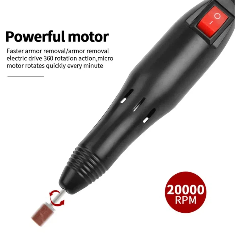 20000 RPM Electric Nail Drill Handpiece Pen | Pro Manicure Tool