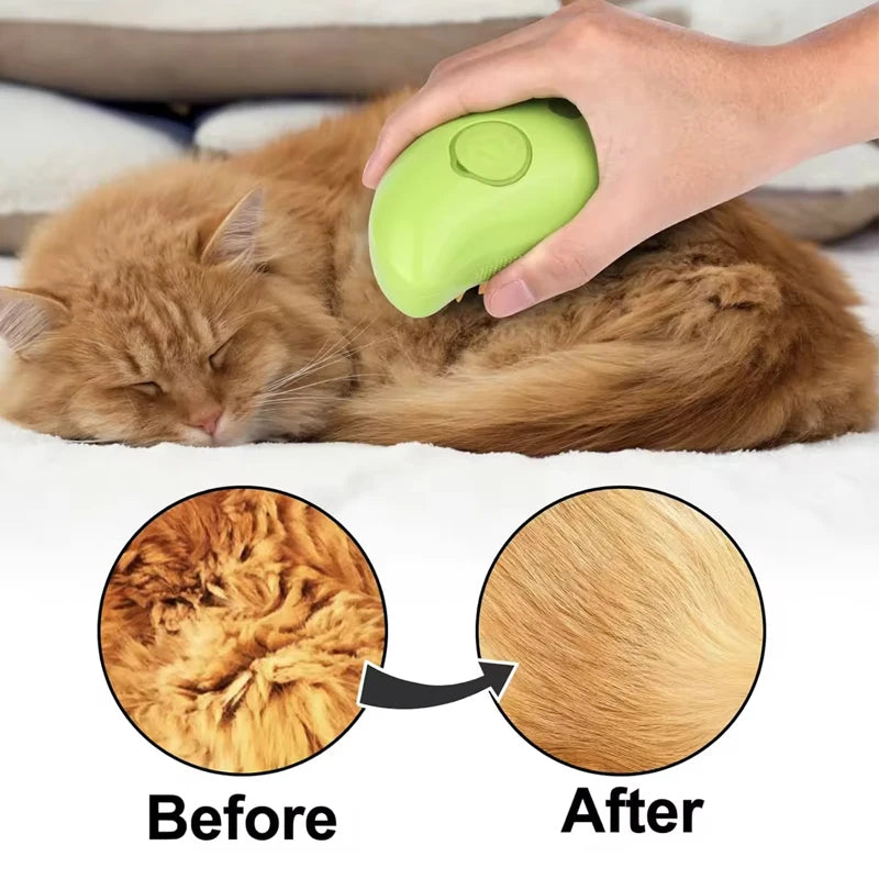 High Quality Plastic USB-Charge Portable Handheld Pet Grooming Brush with Massage Function Luxury Design for Bathroom Use Peaceful Pleasures Health and Wellness