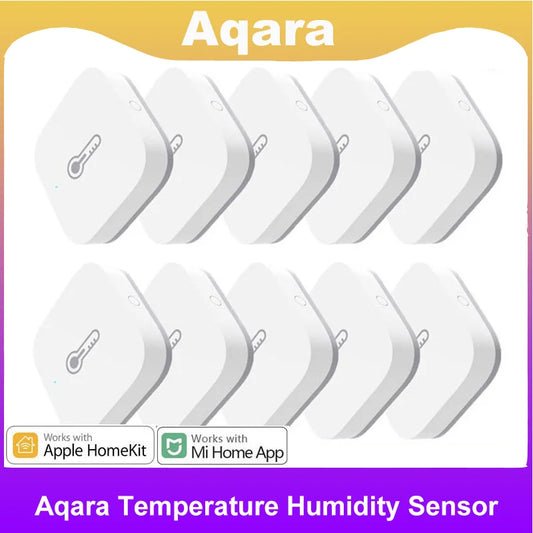 Aqara Temperature Humidity Sensor Smart Air Pressure Sensor Smart Control Zigbee Wireless Smart Home For Xiaomi Mijia Homekit Peaceful Pleasures Health and Wellness