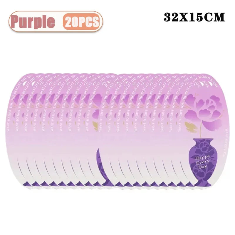 Foldable Flower Bouquet Box Handheld Gift Box Set of 10