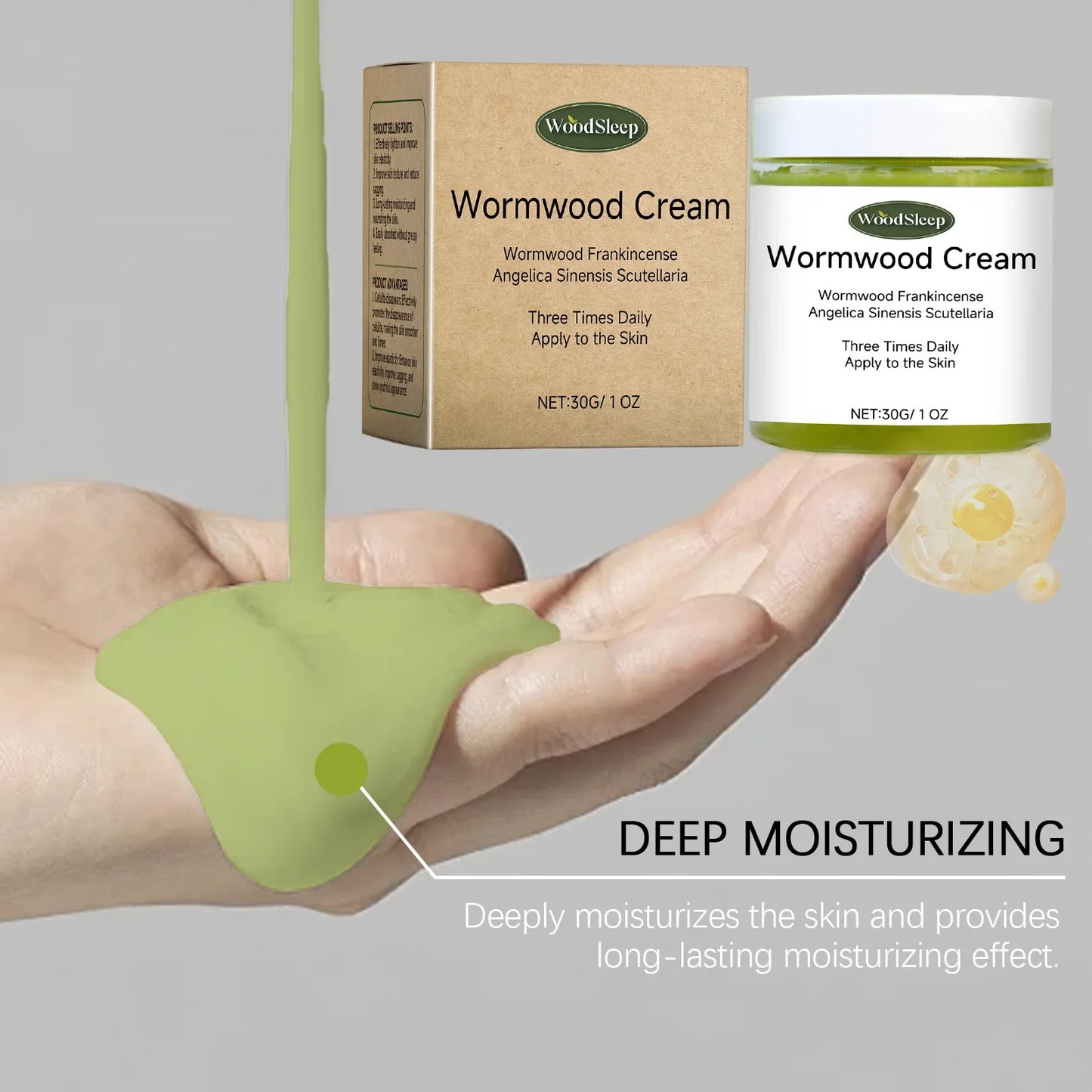 WOODSLEEP Body Firming Cream – Tightening & Moisturizing Lotion