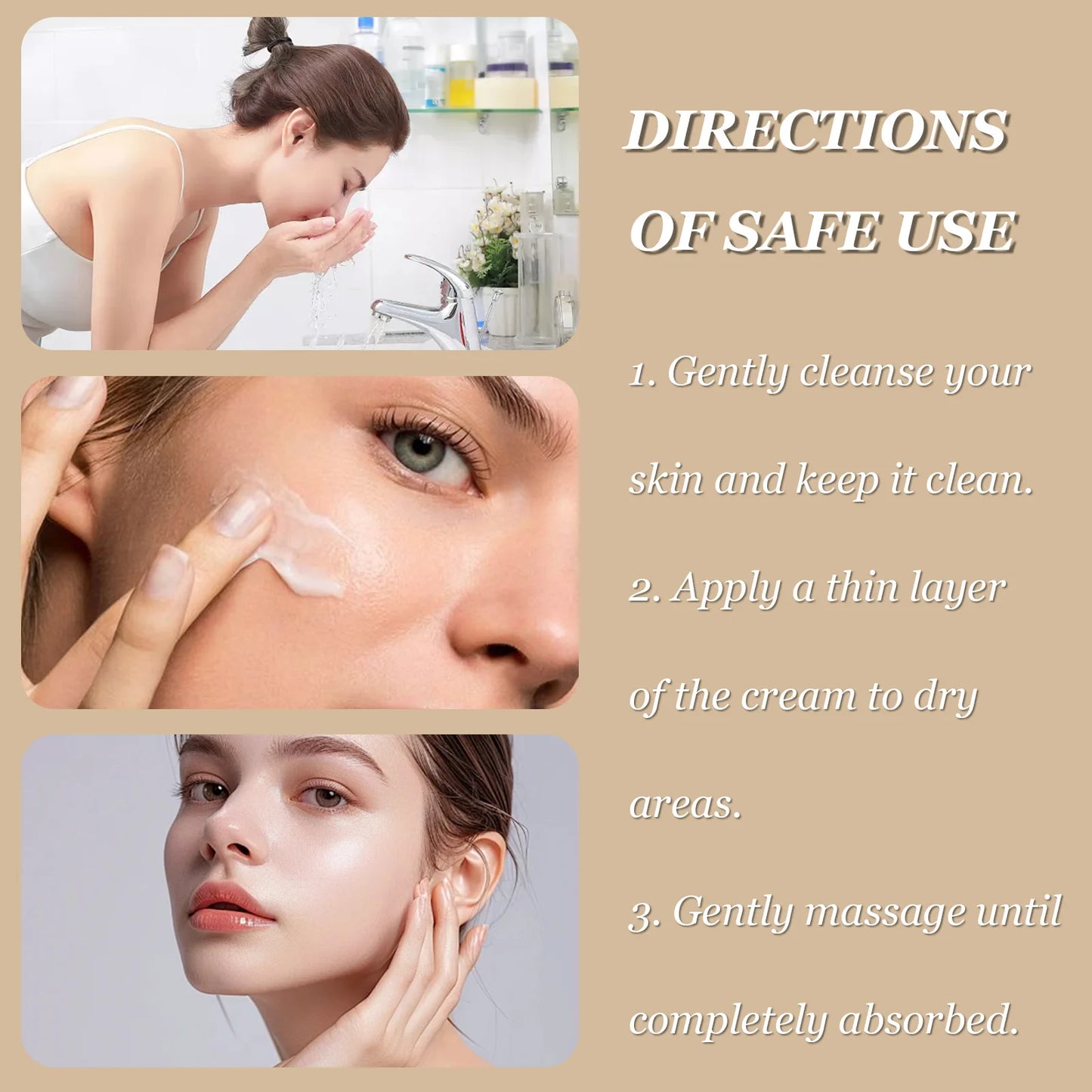 Rice Pulp Brightening Face Cream | Collagen & Hyaluronic Acid