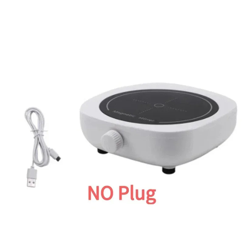 Magnetic Stirrer Mini Portable Lab Stir Mixer Plate with Stir Bar 1L 600-4000RPM for Laboratory Peaceful Pleasures Health and Wellness USB Connect