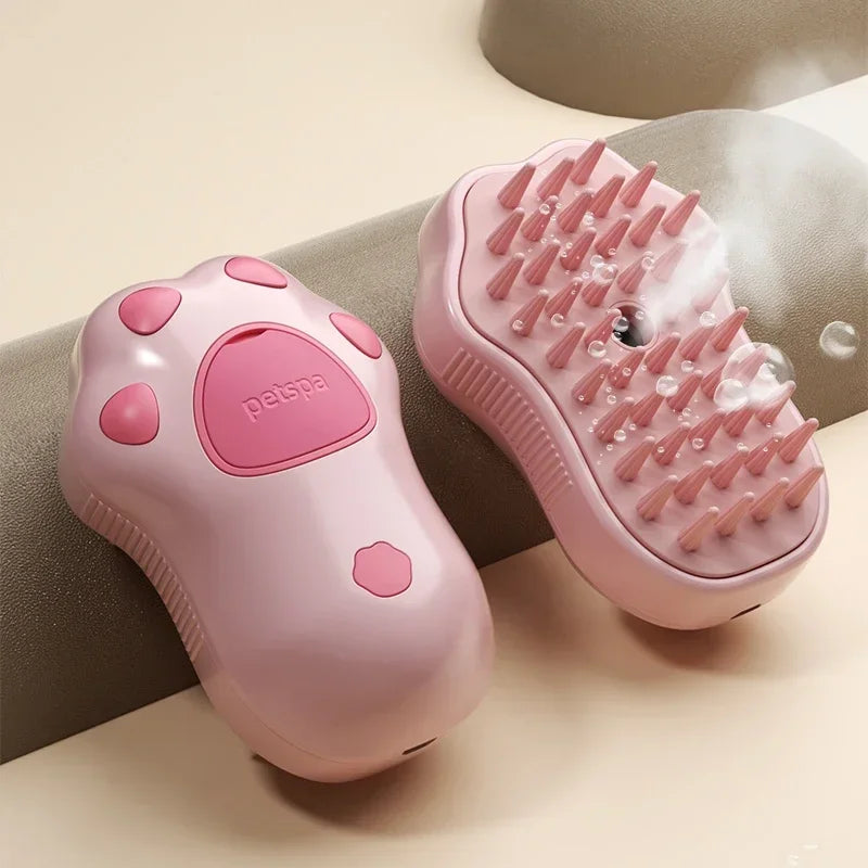 3-in-1 Pet Grooming Comb with Spray for Cats & Dogs