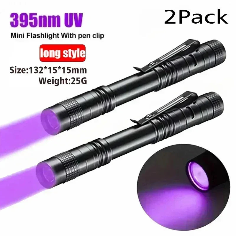 KDULIT 395nm UV Blacklight Flashlight | Pet Stain & Scorpion Torch