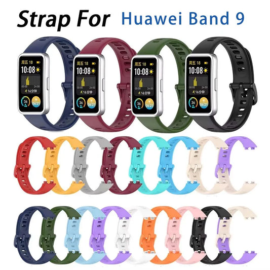 Silicone Replacement Strap for Huawei Band 8, 9 & 10