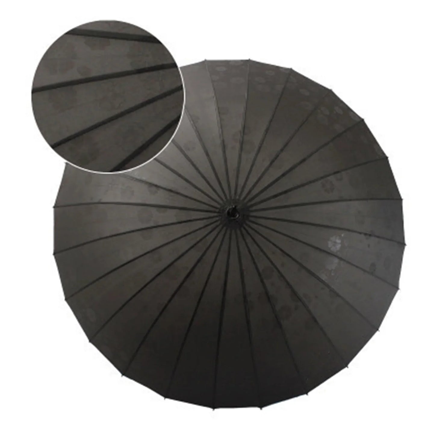 PEAKINBAGS Ultra Large 24-Rib Long Handle Retro Windproof Umbrella