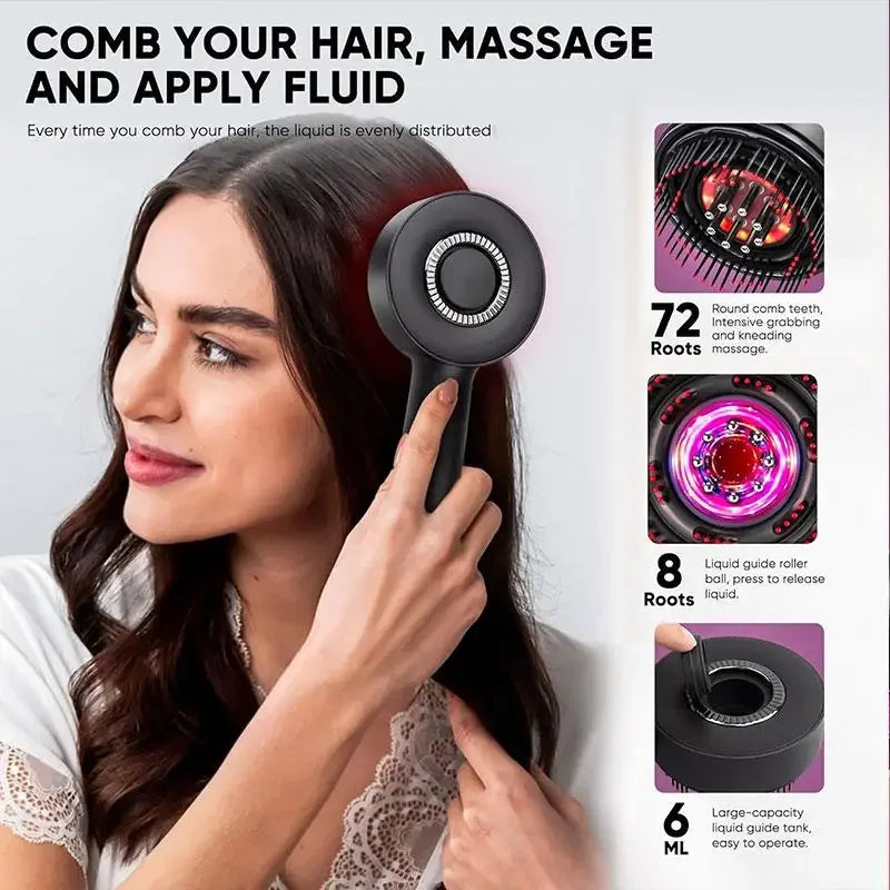 Electric Scalp Massager Comb | Red Light Therapy Hair Growth