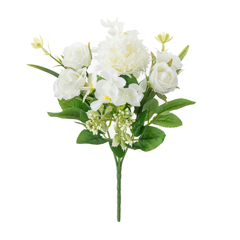 Artificial Silk Rose Bouquet – Wedding & Home Décor