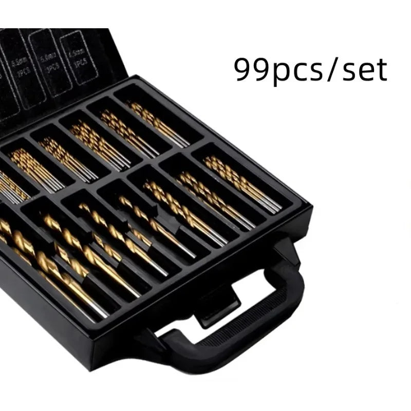 Titanium Coated Speed Steel Twist Drill Bit 1 5-10 Combination Hand