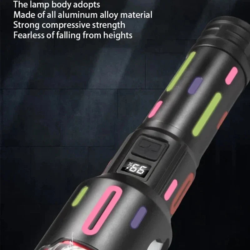 POCKETMAN 3800 Lumen LED Zoom Torch | USB Rechargeable Flashlight