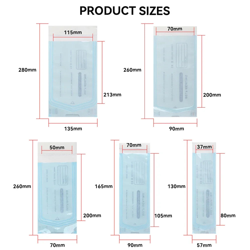 Self-Sealing Sterilization Pouches 10/20PCS | 5 Sizes Tattoo