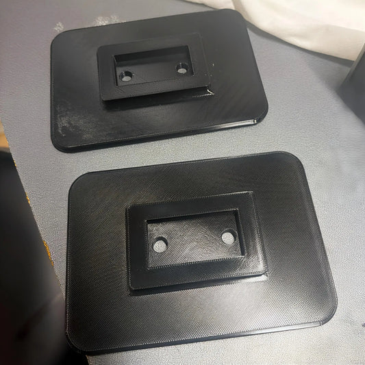 RV Awning Support Pad Heavy-duty Stabilizer Base Suitable Soft Ground Peaceful Pleasures Health and Wellness 2pcs Black