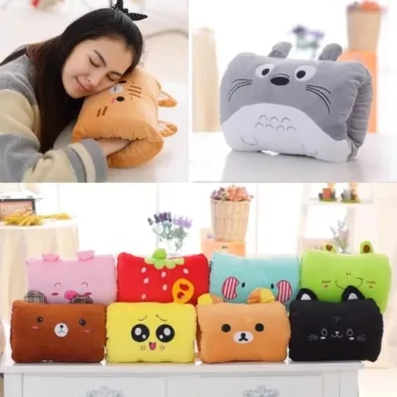 Cartoon Cute Hand Warmer Pillow, Warm Hand Cover Cylinder Cushion for Women Girls, Soft Plush Stuffed Toy Gift, Home Decor Peaceful Pleasures Health and Wellness