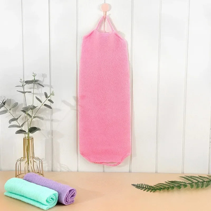Japanese Nylon Exfoliating Bath Towel & Body Back Scrubber