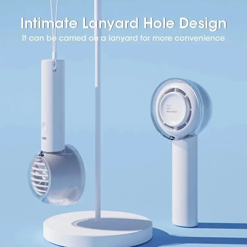 Mini Handheld Fan USB Rechargeable Portable Ventilation Air Cooler For Outdoor Travel Desk Peaceful Pleasures Health and Wellness