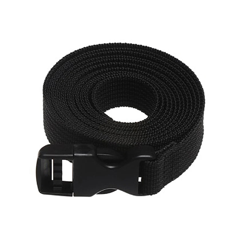 Travel Tied Nylon Cargo Tie Down Luggage Black Durable Lash Belt Strap With Cam Buckle Travel Kits Outdoor Camping Tools Peaceful Pleasures Health and Wellness 200cm