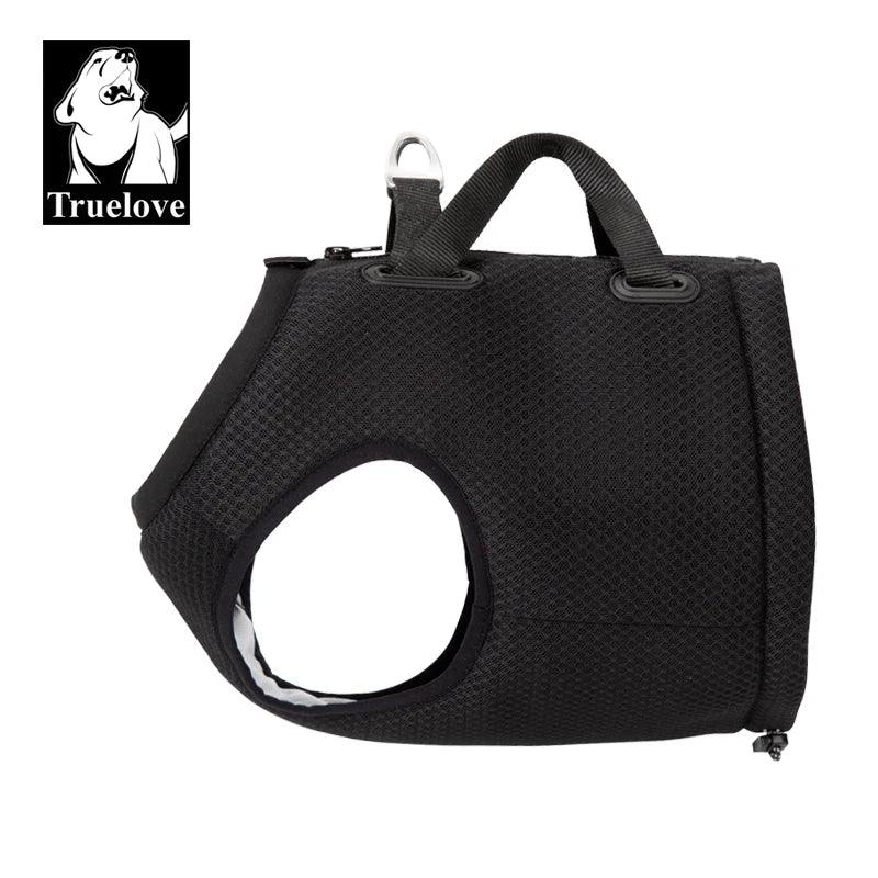 Truelove Pet Vehicle Safety Vest Harness Dog Car Harness Adjustable Harnesses Warm Cool Clothes Breathable Mesh Fabric TLH2512 Peaceful Pleasures Health and Wellness Black L-chest-(62-71CM) China Mainland