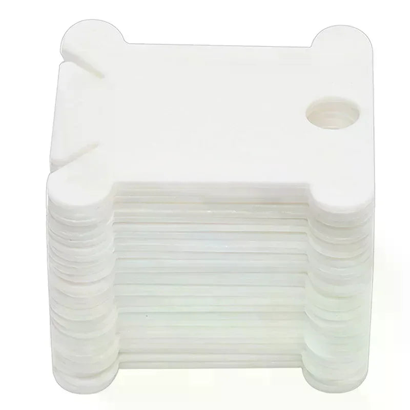 200pcs Cardboard Floss Bobbins for Cross Stitch & Embroidery Thread Bobbin Organizer Peaceful Pleasures Health and Wellness