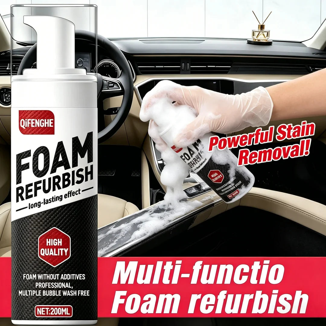 200ml Car Foam Cleaner – Interior & Exterior Stain Remover