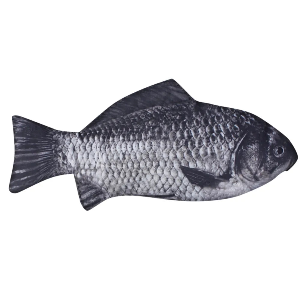 Pencil Bag Carp Pen Bag Realistic Fish Shape Make-up Pouch Pen Pencil Case With Zipper Back To School Pencil Pouch Pen Bag Peaceful Pleasures Health and Wellness