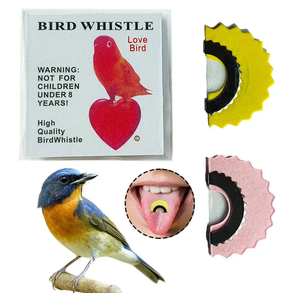 Magic Bird Whistle Tongue Warbler Noisemaker Trick Toy Gift Novelty Trick Toy Peaceful Pleasures Health and Wellness