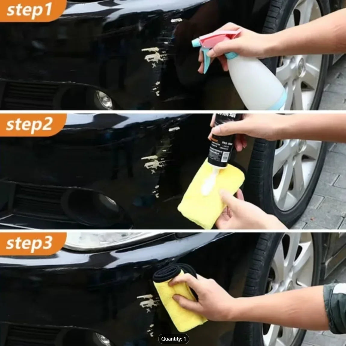 Car Scratch Repair Paste – Polish, Wax & Paint Restorer Kit