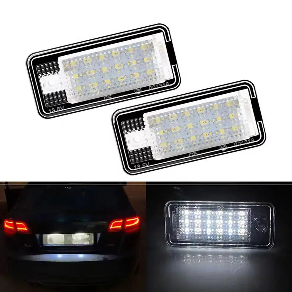 LED License Plate Lights for Audi A3 A4 A6 Q7 – Canbus 2pcs