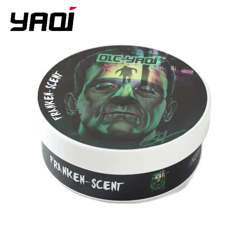 2026 YAQI Flash Sale 170g Artisanal Shaving Soap for Men - Franken Scent Premium Handcrafted Beard Grooming Essential Peaceful Pleasures Health and Wellness