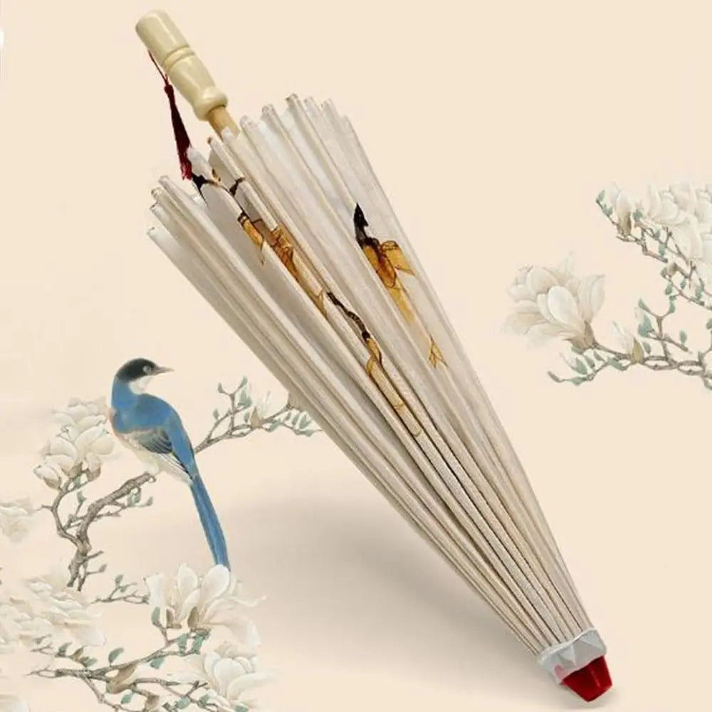 Handmade Bamboo Oil Paper Umbrella | Chinese Hanfu Parasol