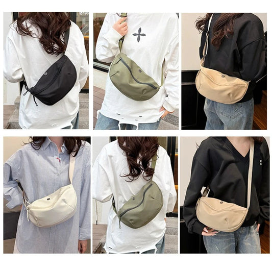 Women's Nylon Sling Bag – Sports Commuter Crossbody Shoulder Crossbody Sling Bag Peaceful Pleasures Health and Wellness
