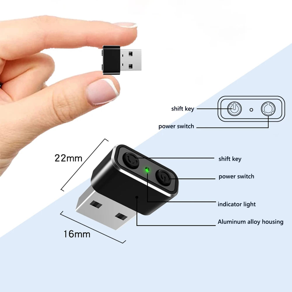 M12 M10 Automatic Mover Cursor Undetectable Mini USB Mouse Jiggler Plug And Play ON/OFF Keeping Computer Awake Simulator Shaker Peaceful Pleasures Health and Wellness