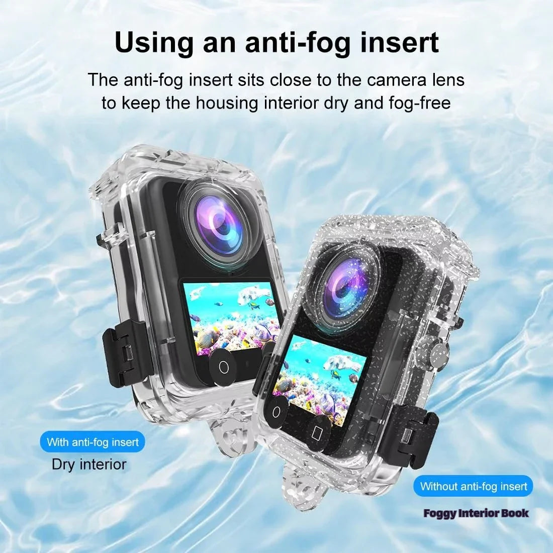 40M Waterproof Dive Case for DJI Osmo 360 Invisible Housing