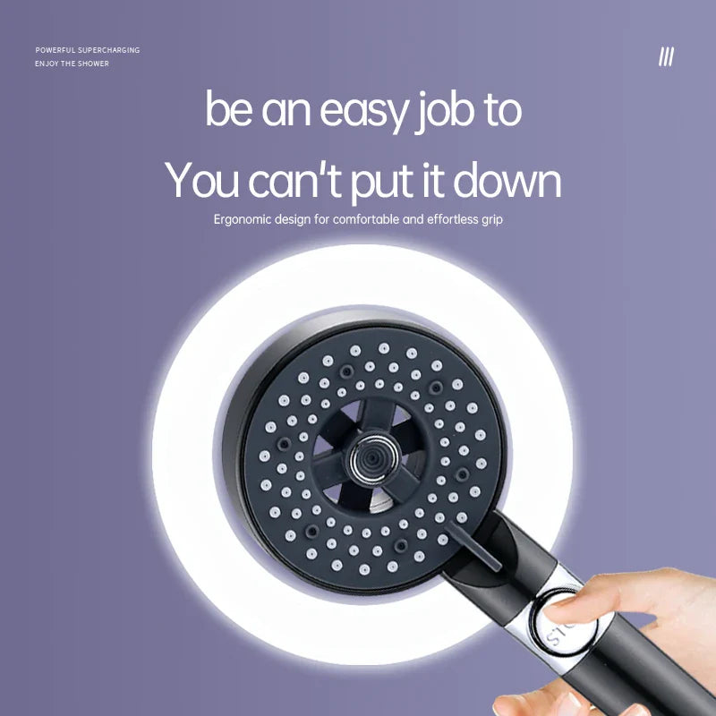 5-Mode High Pressure Handheld Shower Head | Water Saving