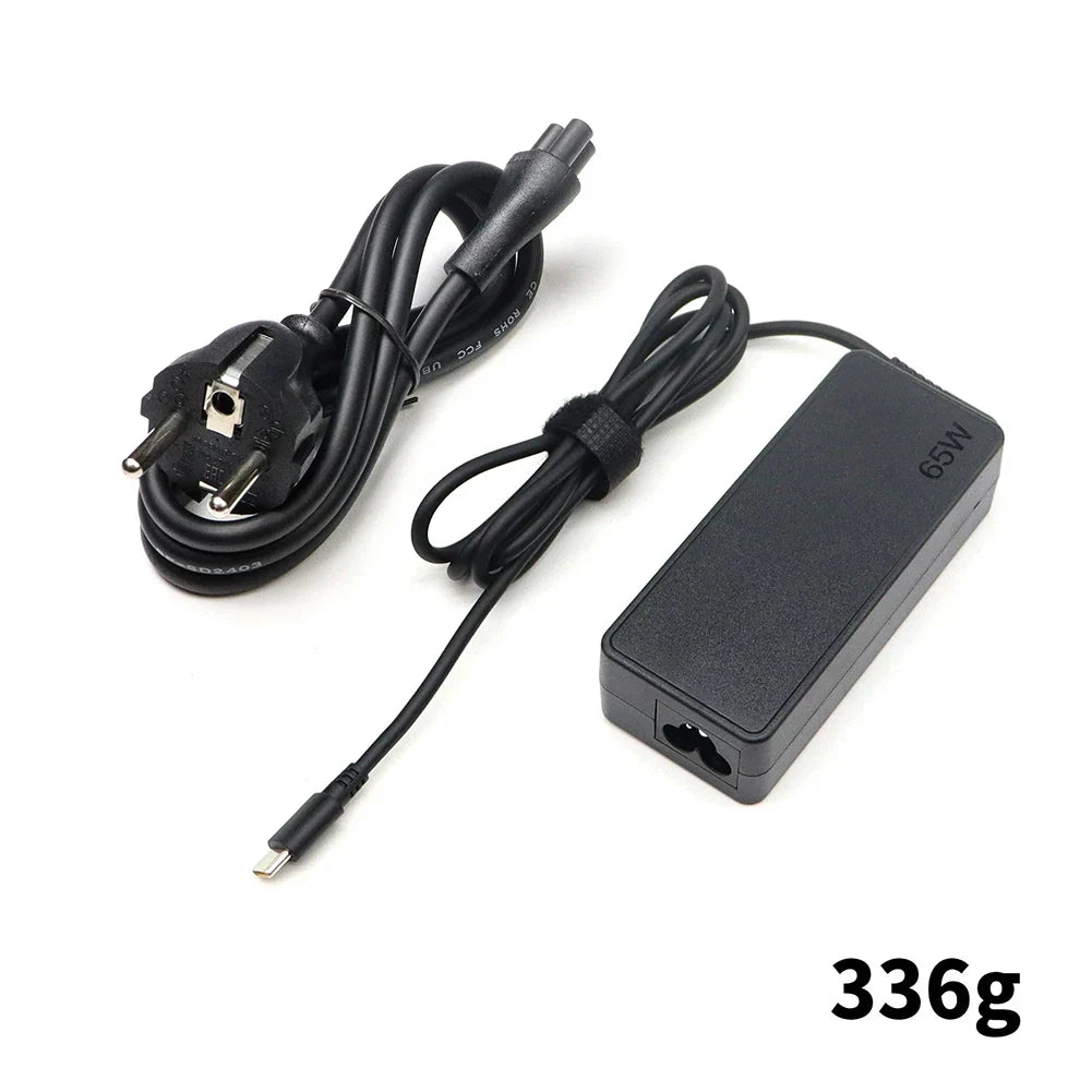 65W USB-C Laptop Charger for Lenovo HP Dell ASUS Acer | Fast PD