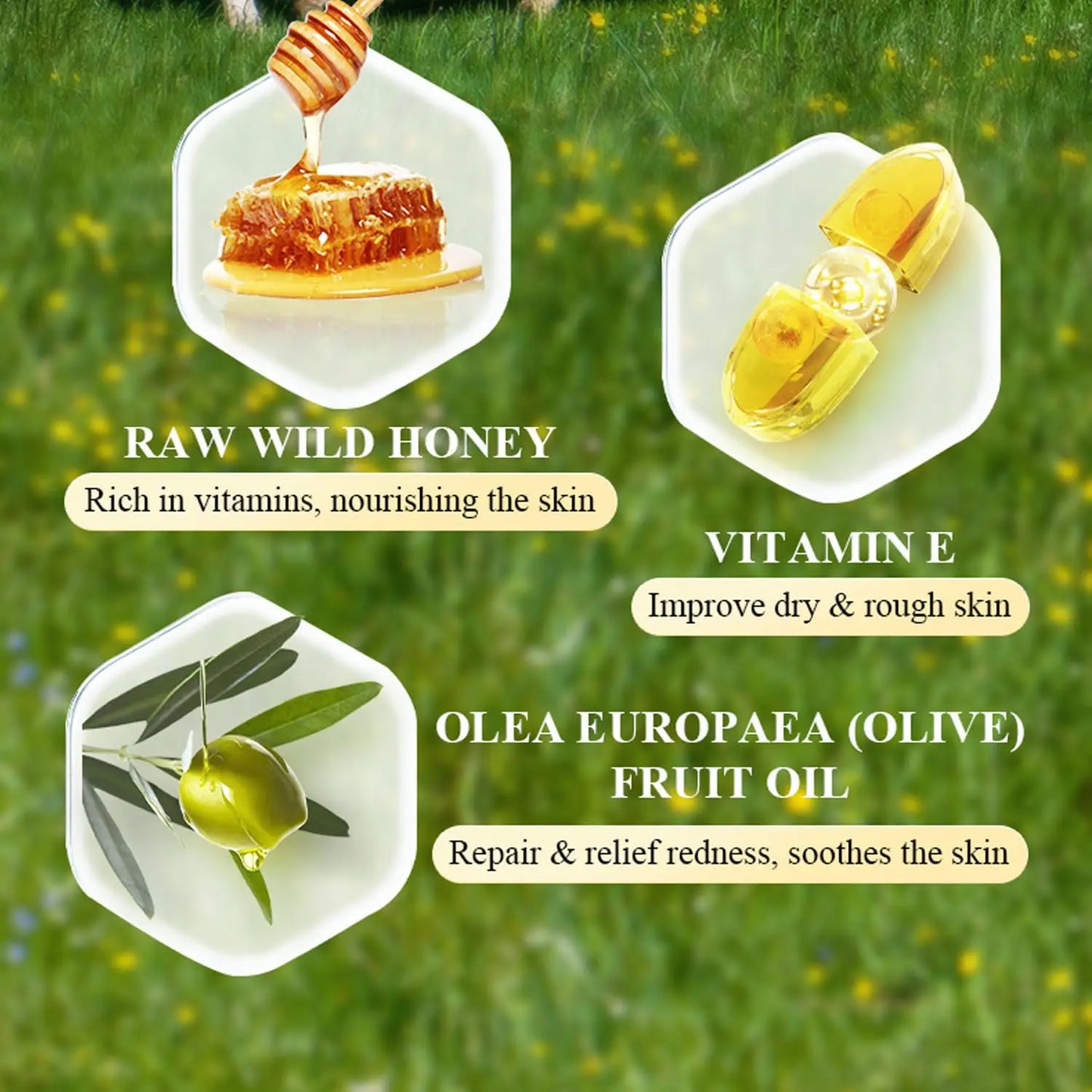 60g Beef Tallow Paste For Skin Care Beef Neck Balm Grass Fed Tallow Wild Honey Skin Moisturizer Face And Body Peaceful Pleasures Health and Wellness