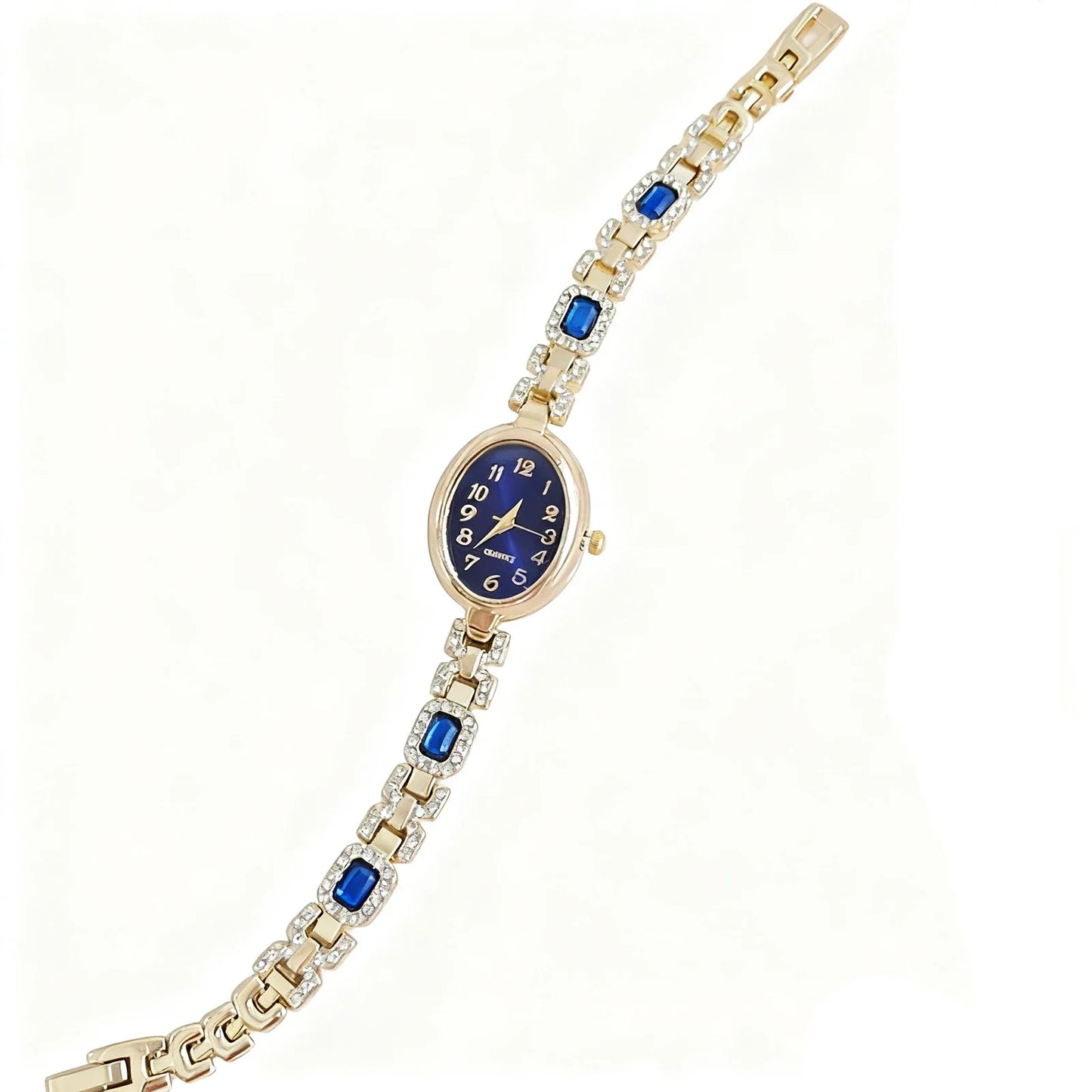 Women's Crystal Rhinestone Bracelet Watch | Elegant Quartz