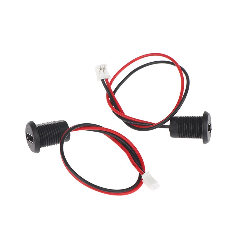5/8/10Pcs 2Pin Charging Socket Female Mount Adapter USB Type-C Port Charging Interface Socket Female Type C 3A With Cover Caps Peaceful Pleasures Health and Wellness