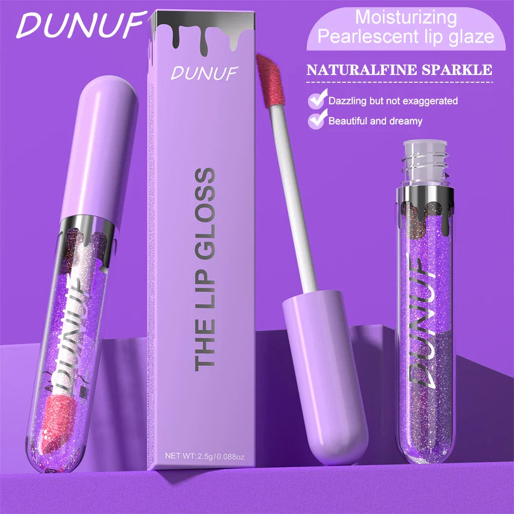 DUNUF Pearl Lip Gloss – Moisturizing, Waterproof & Long-Lasting
