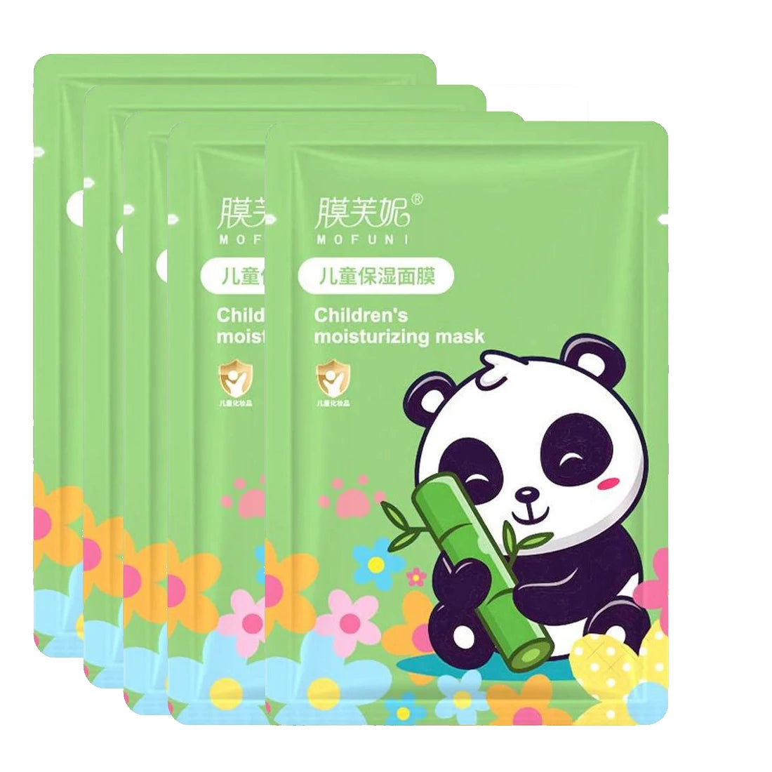 Animal Character Face Mask – Hydrating Hyaluronic Acid Sheet Mask for Kids & Teens Peaceful Pleasures Health and Wellness panda-5pcs