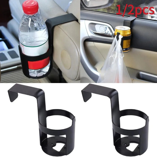 1/2pc Universal Car Drink Cup Bottle Holder Durable Water Bottle Cup Stand Car Window Door Side Can Cup Organizer Container Hook Peaceful Pleasures Health and Wellness