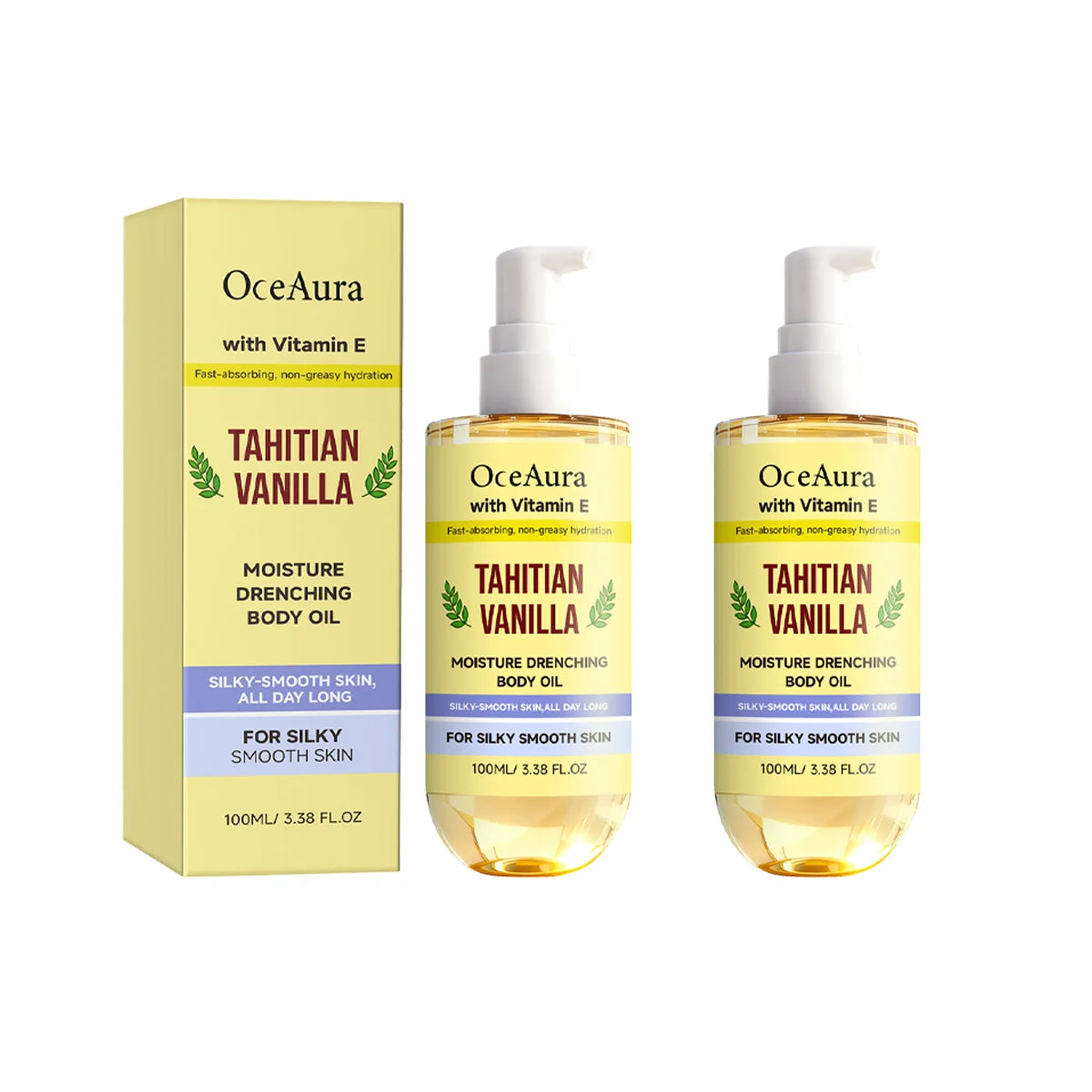 Vanilla Body Oil – Lightweight Fast-Absorbing Skin Moisturizer