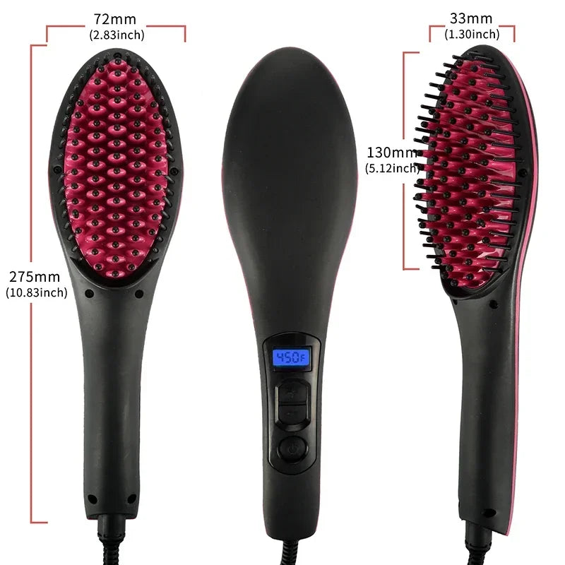 Ceramic Heating Combs Electric Hair Straightener Brush, Professional Styling Tools for Men's Beard Straightener Peaceful Pleasures Health and Wellness