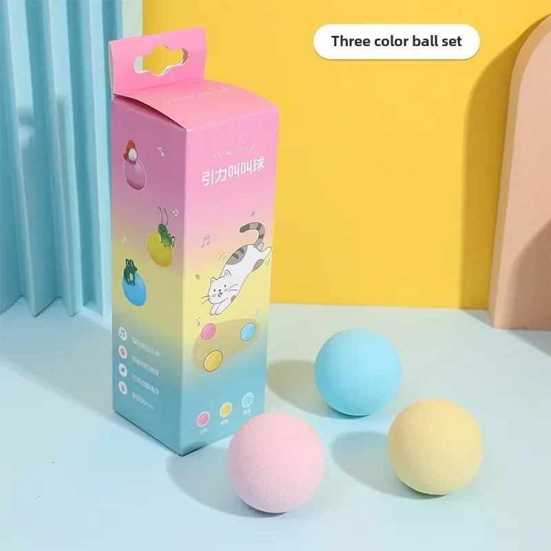 Interactive Electric Cat Toy – Catnip Ball & Squeaky Sound