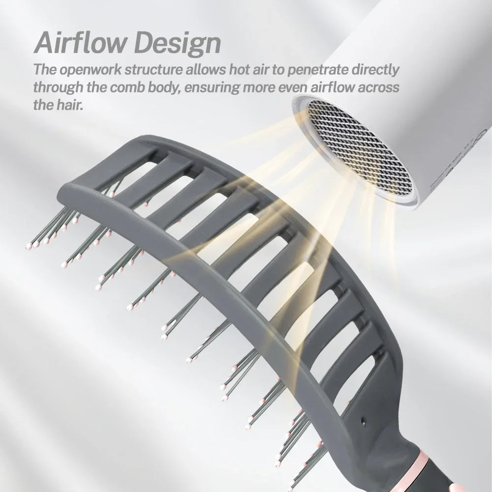 Detangling Hair Brush – Bristle & Nylon Scalp Massage Comb