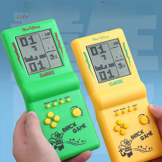 Large Screen Tetris Games Console Retro Nostalgic Classic Handheld Games Console Electronic Toys Retro Handheld Games Player New Peaceful Pleasures Health and Wellness