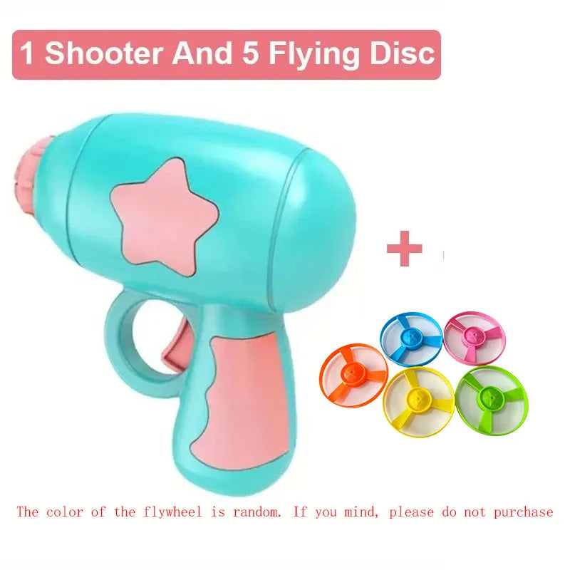 Mini Flying Disc Gun Cat Toy | Interactive Kitten Launch Toy