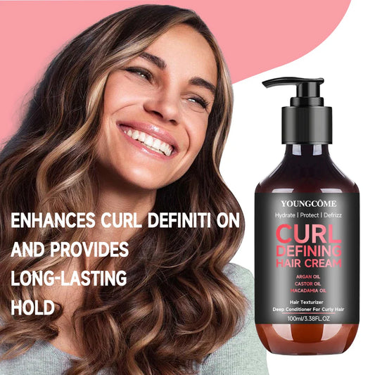 100ml Curl Boosting Hair Mousse | Frizz-Free Styling Foam Curl Styling Mousse Oasis Select Default Title